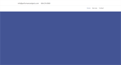 Desktop Screenshot of performanceobjects.com